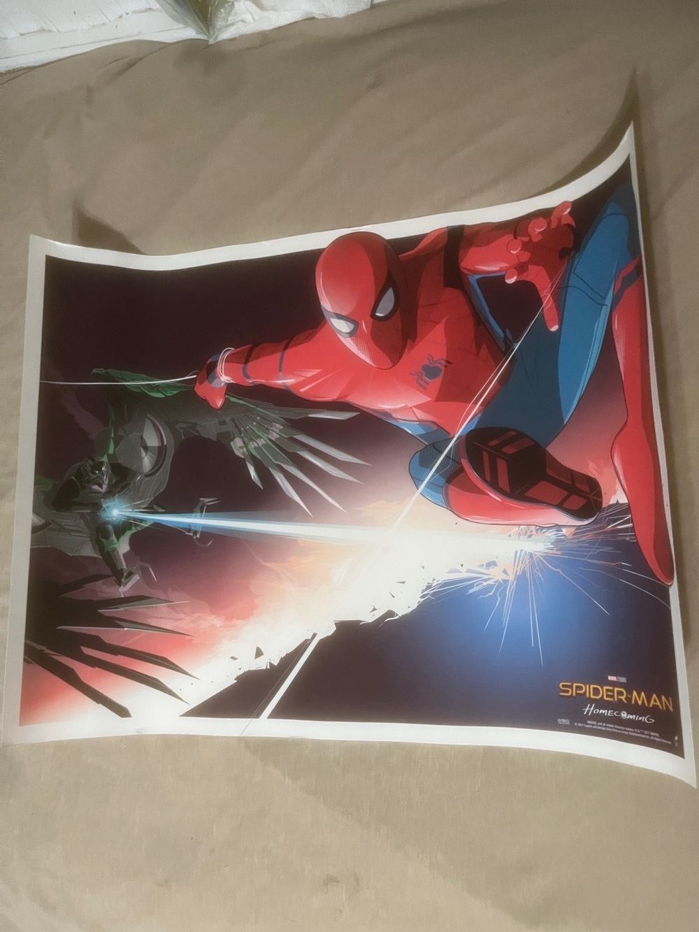 Spiderman Homecoming NYCC 2017 Poster Print Limited Non Mondo Craig Drake 18x24